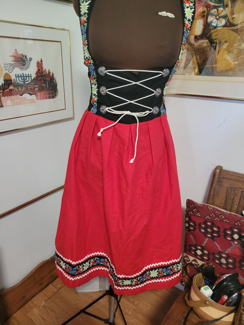 Swiss Dirndl Costume without Blouse